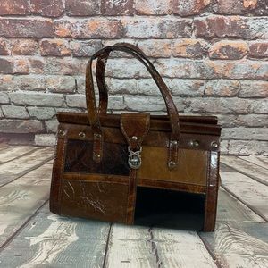 Vintage Spilene Purse Color Block Handbag